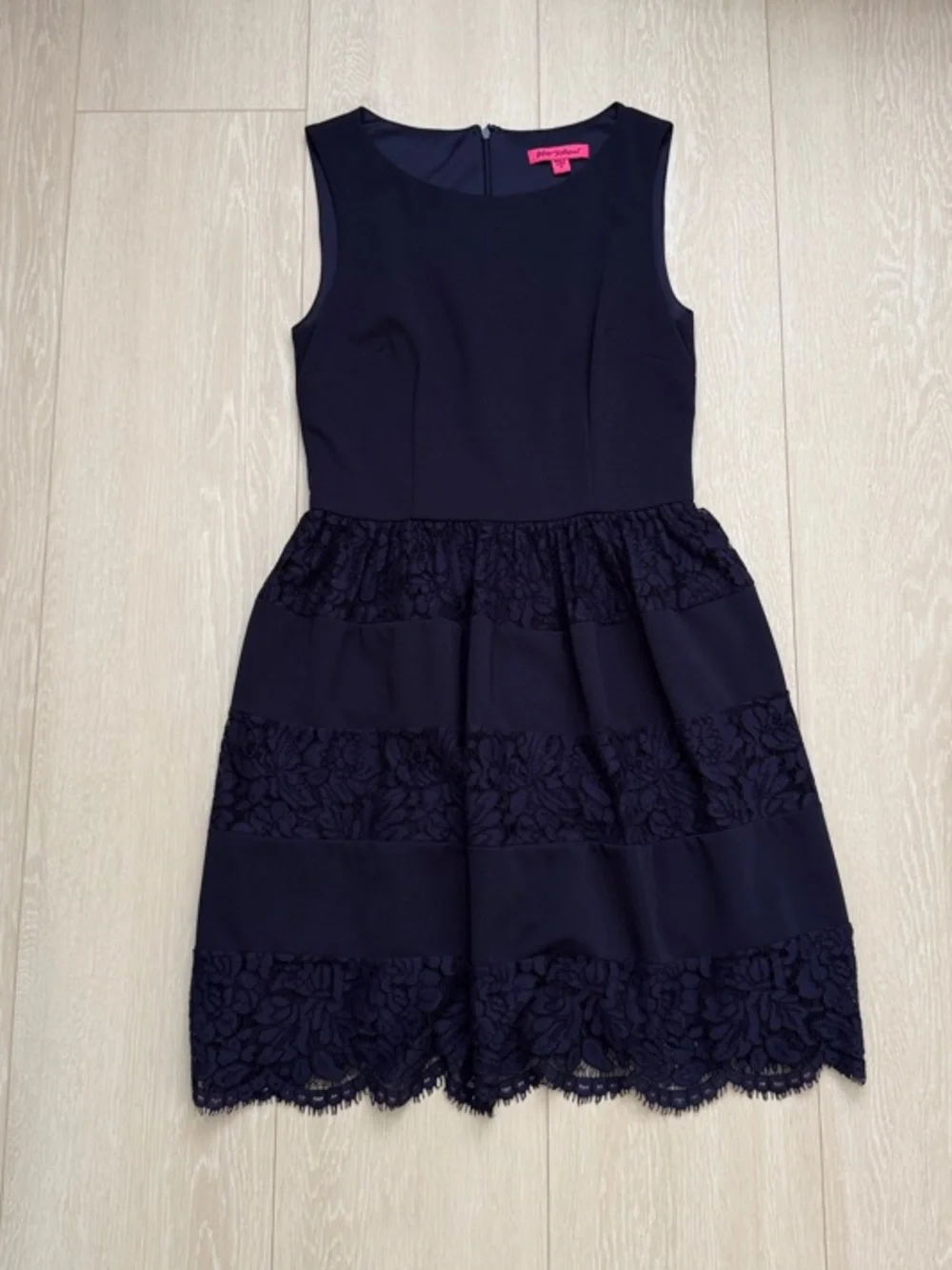 Betsey Johnson Midnight Blue Lace Dress